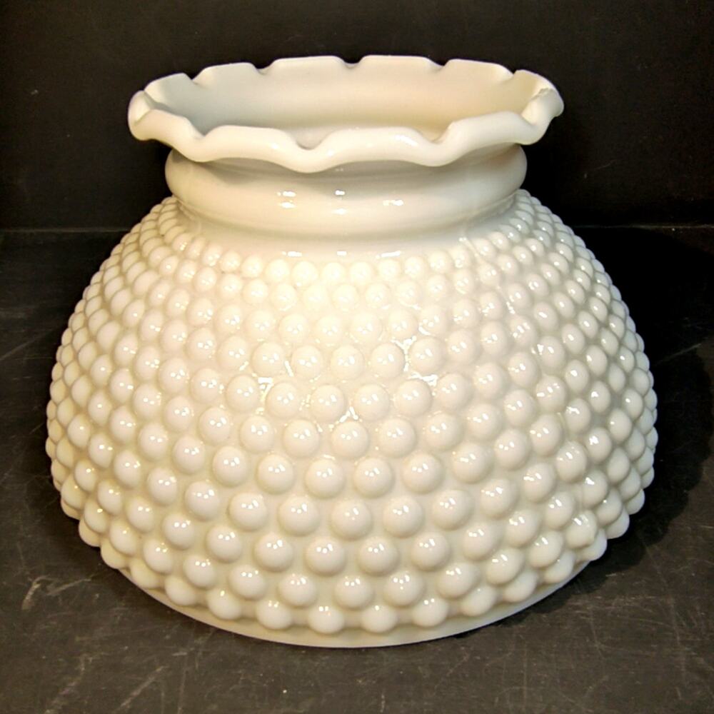 1667.  Milk Glass Replacement Shade Vintage